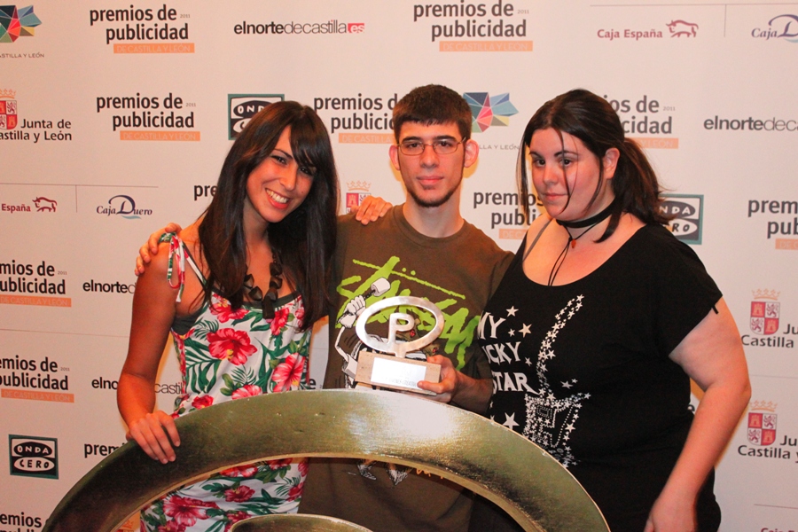 Plata Jóvenes Creativos en los Premios de Publicidad CyL 2011 tres alumnos de La Escuela de Diseño ESI de Valladolid