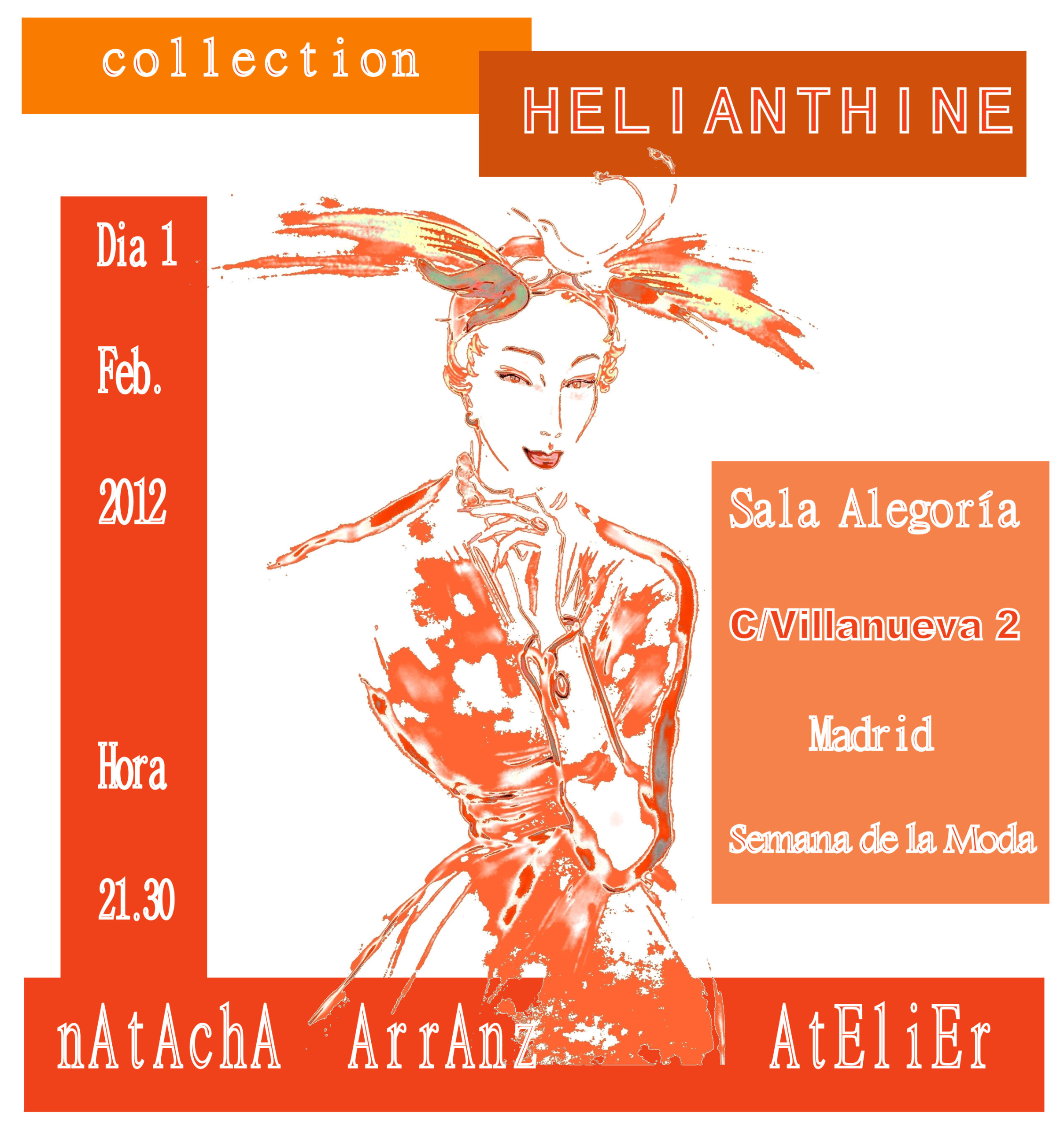 HeLiaNthinE ColLecTion de la diseñadora Natacha Arranz