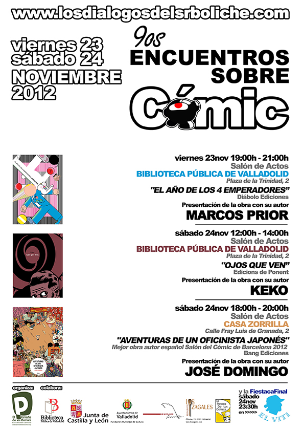 IX Diálogos del Sr. Boliche: jornadas sobre comic