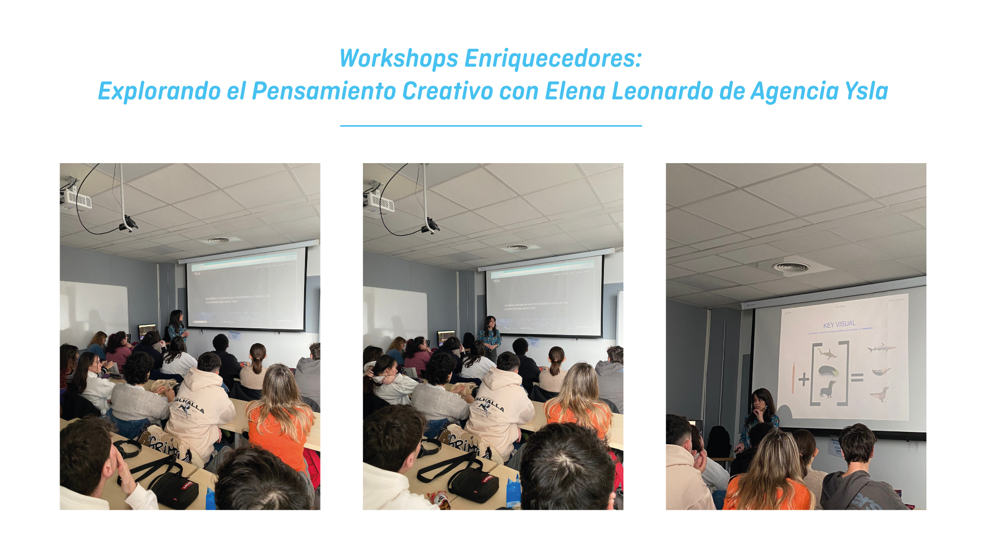 Workshops Enriquecedores: con Elena Leonardo de Agencia Ysla